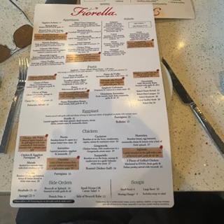 Menu - Fiorella Italian Restaurant photo 5
